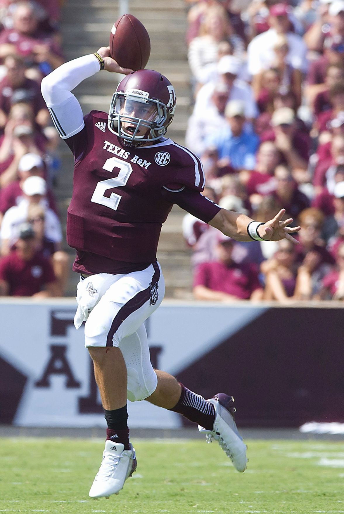 A&M's young QB handles debut well